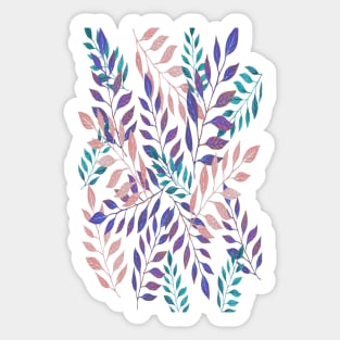 Abstract Leaf Arrangement (Atmospheric) Sticker